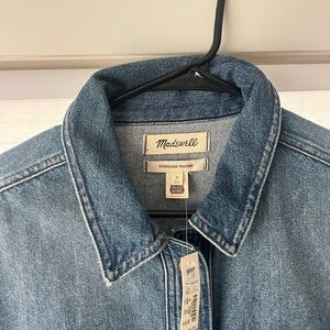 Madewell Over Sized Trucker Denim Jacket Medium